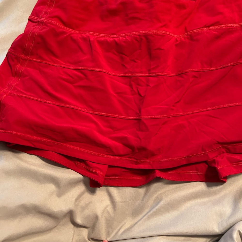 Lululemon Athletica Bold Red Skort size 10